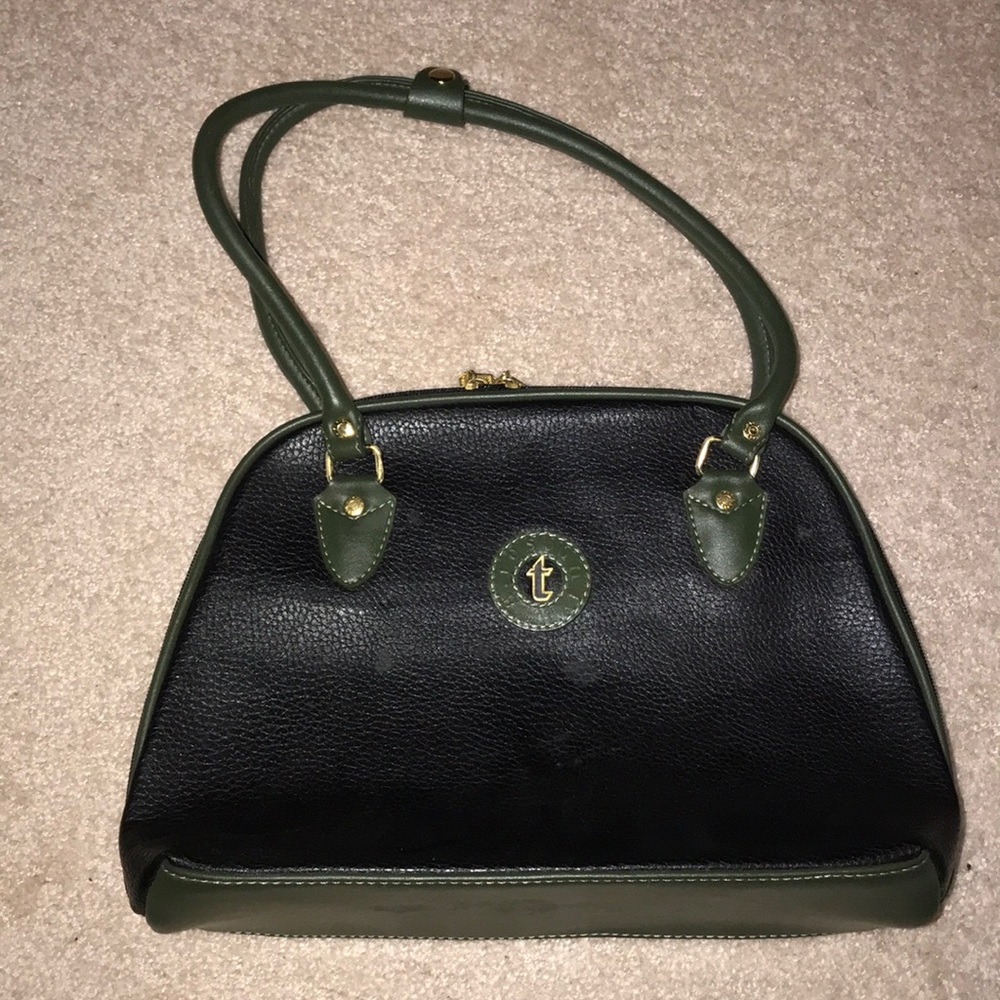 A. testoni Italian leather purse handbag vintage